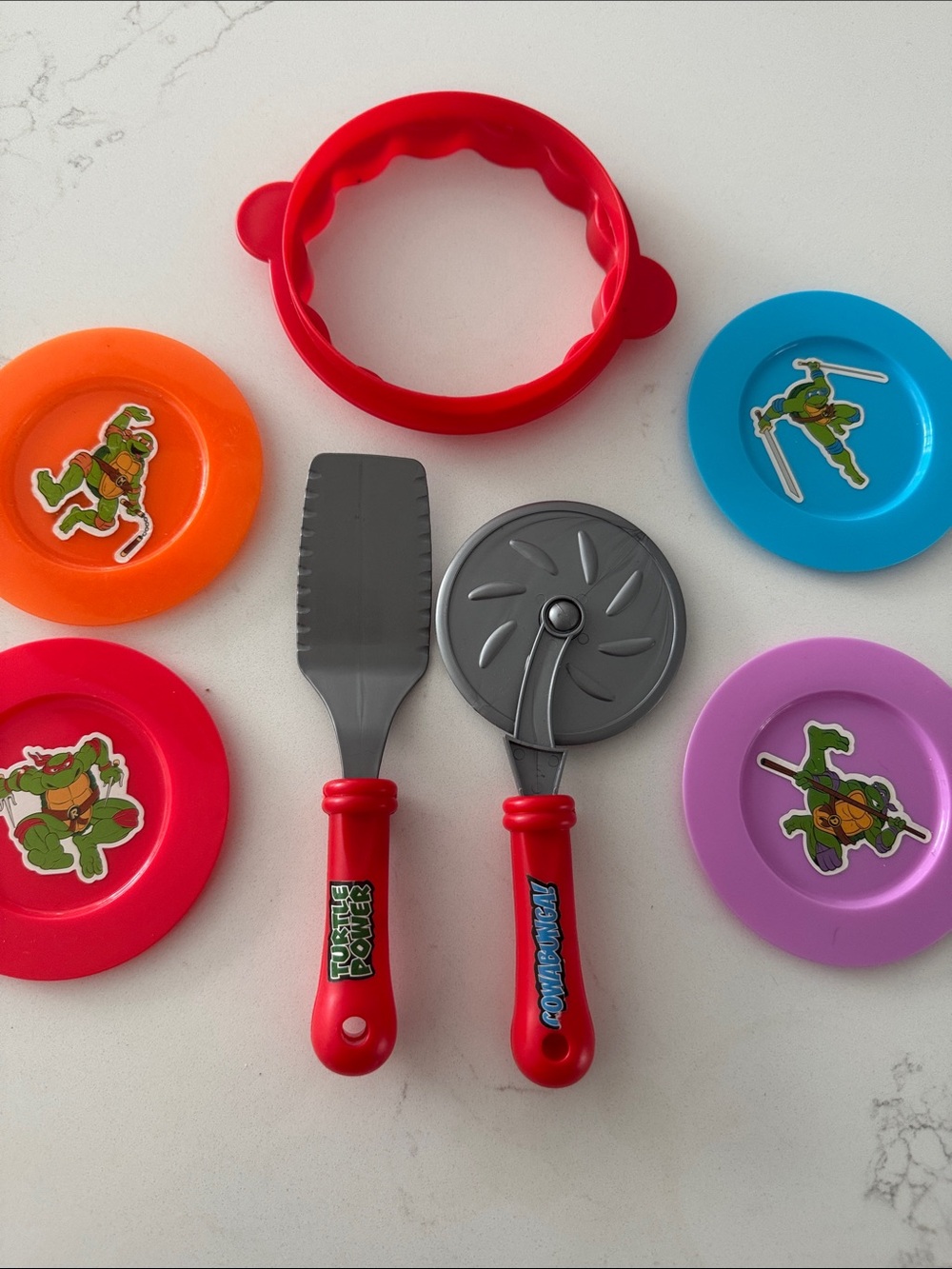 Teenage Mutant Ninja Turtles Red Handle Pizza Play Set for Kids play doh toy set